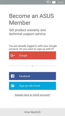 MyASUS android App screenshot 8